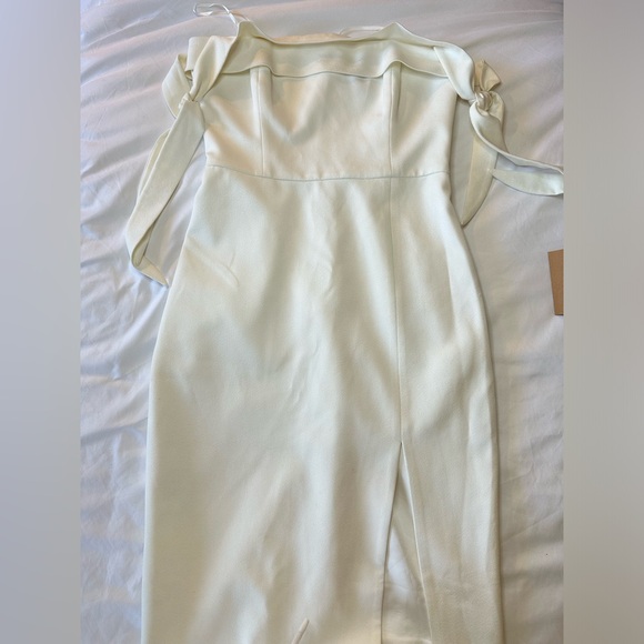 Stylestalker Savannah Off-the-Shoulder Dress White Size Small - Picture 4 of 4